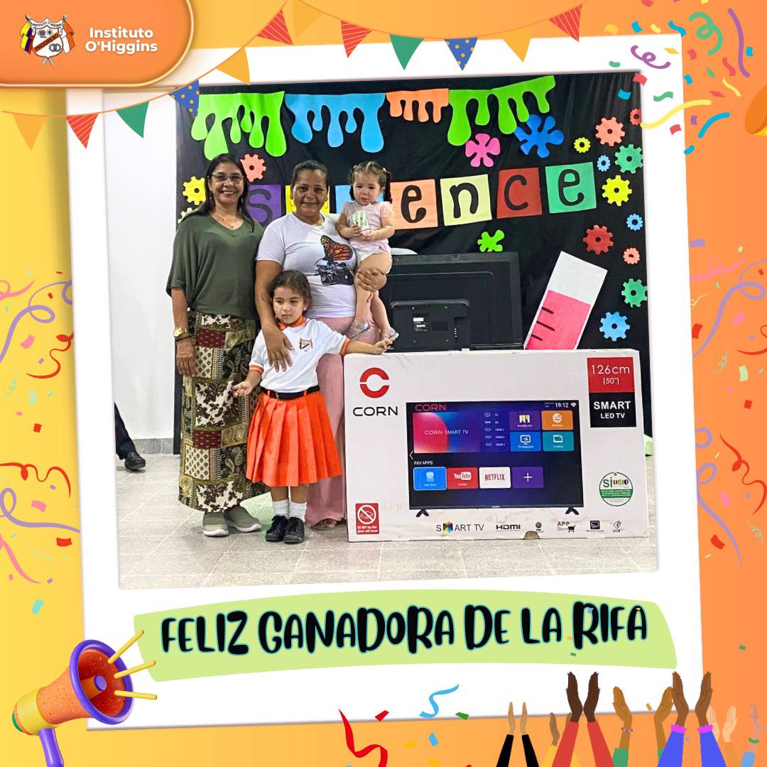Ganadora de la rifa